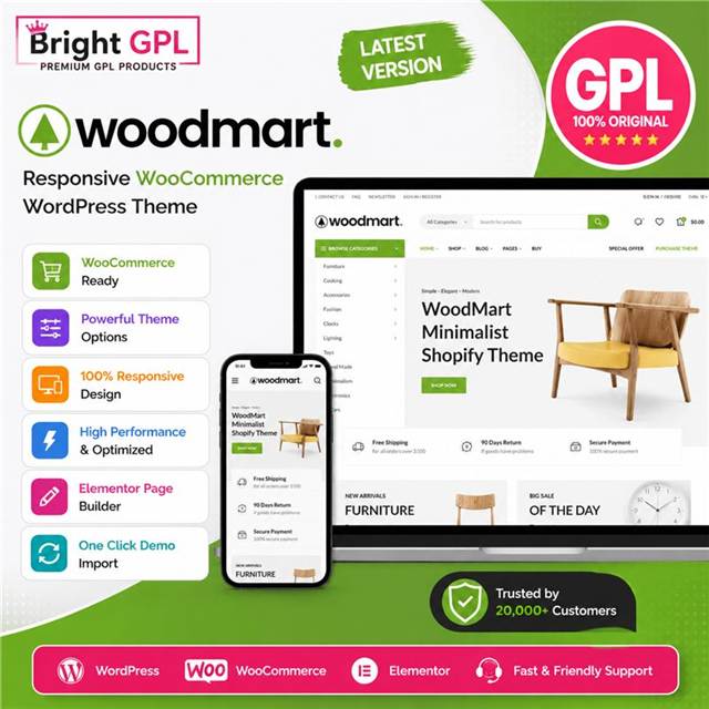 WoodMart WordPress Theme product image