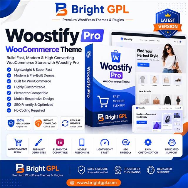 Woostify Pro GPL Download – WooCommerce WordPress Theme